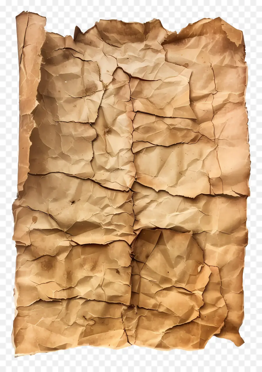 Papel Rasgado Vintage，Papel Amassado PNG