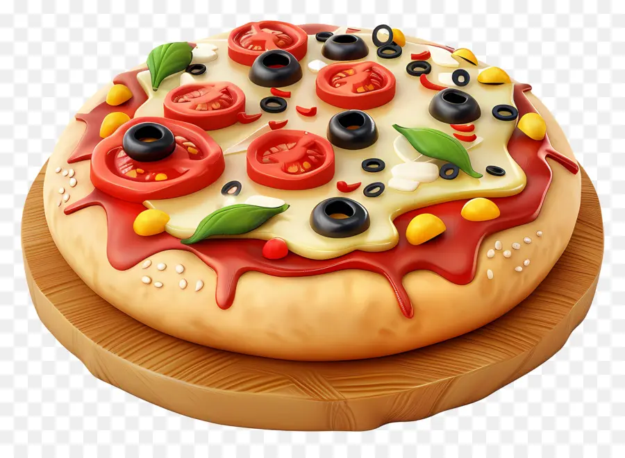 Pizza Grega，Pizza PNG