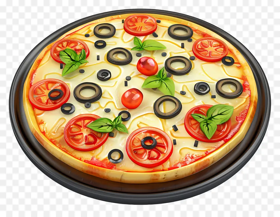 Pizza Grega，Pizza PNG