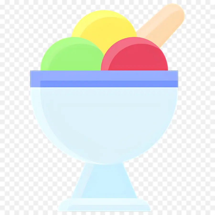 Sundae De Sorvete，Sorvete Na Tigela PNG