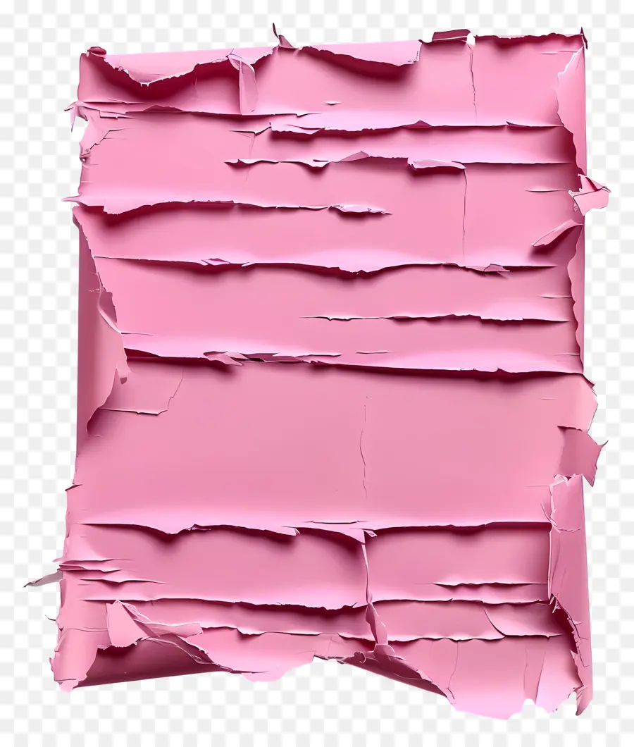 Papel Rasgado Rosa，Papel Rosa PNG