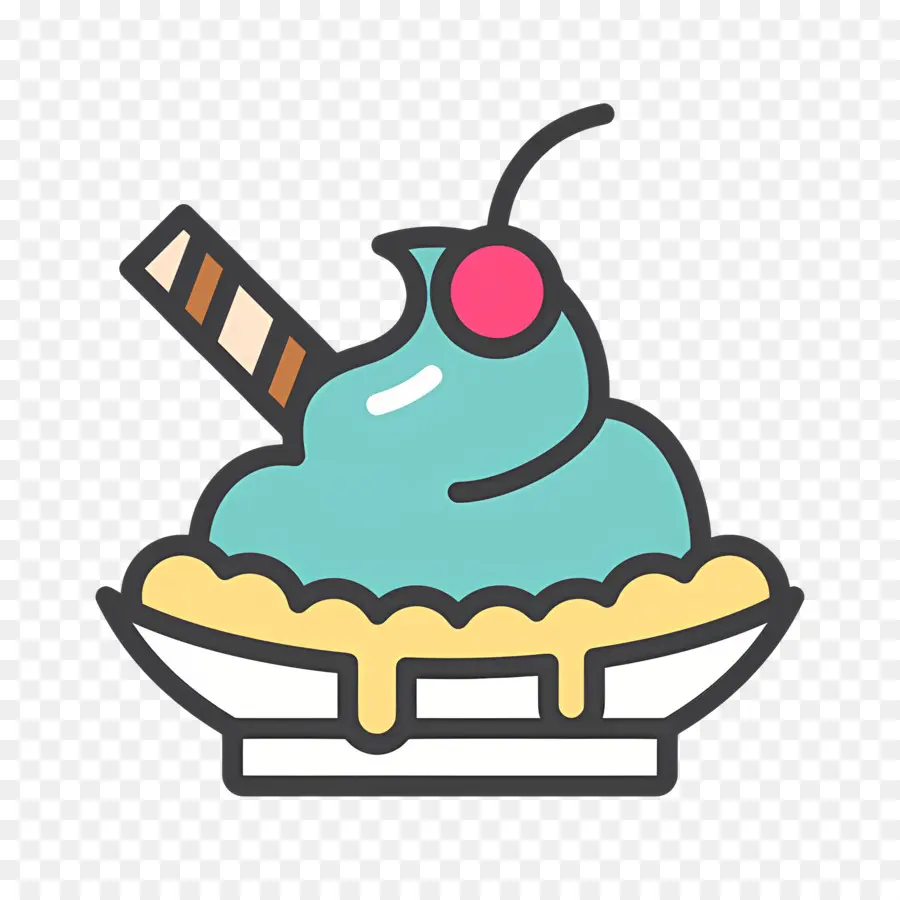 Sundae De Sorvete，Sorvete PNG