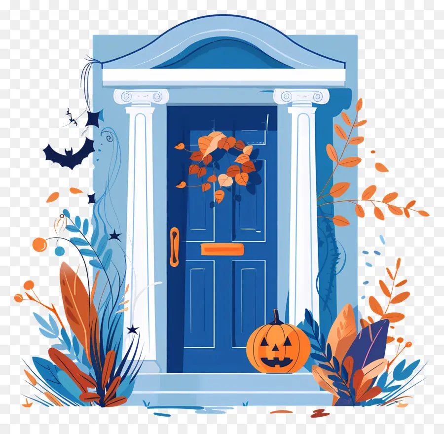 Porta Assustadora De Halloween，Porta De Halloween PNG