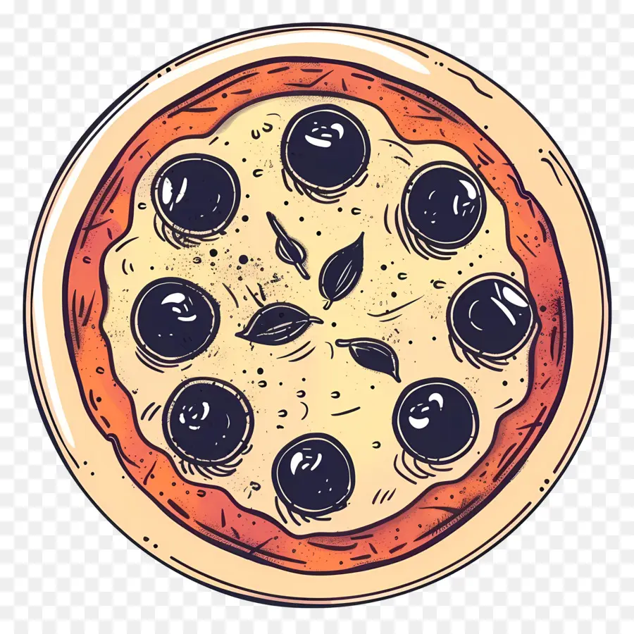 Pizza Grega，Pizza PNG