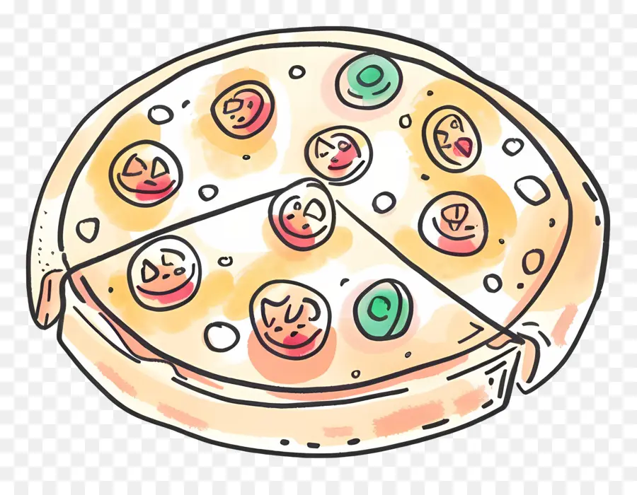 Pizza Grega，Pizza PNG