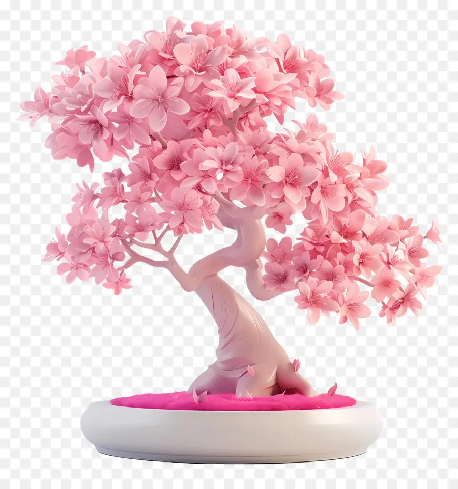 árvore Bonsai Rosa，Bonsai Rosa PNG