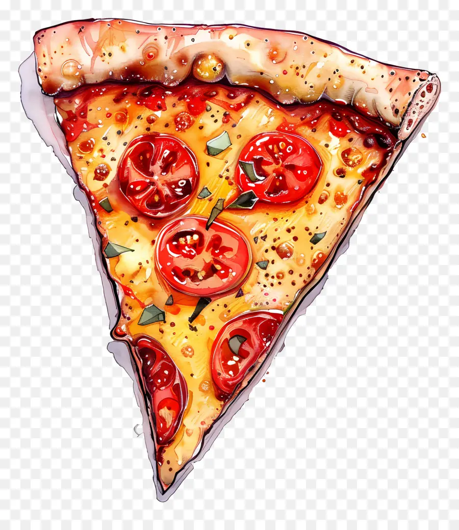 Fatia De Pizza，Tomate PNG