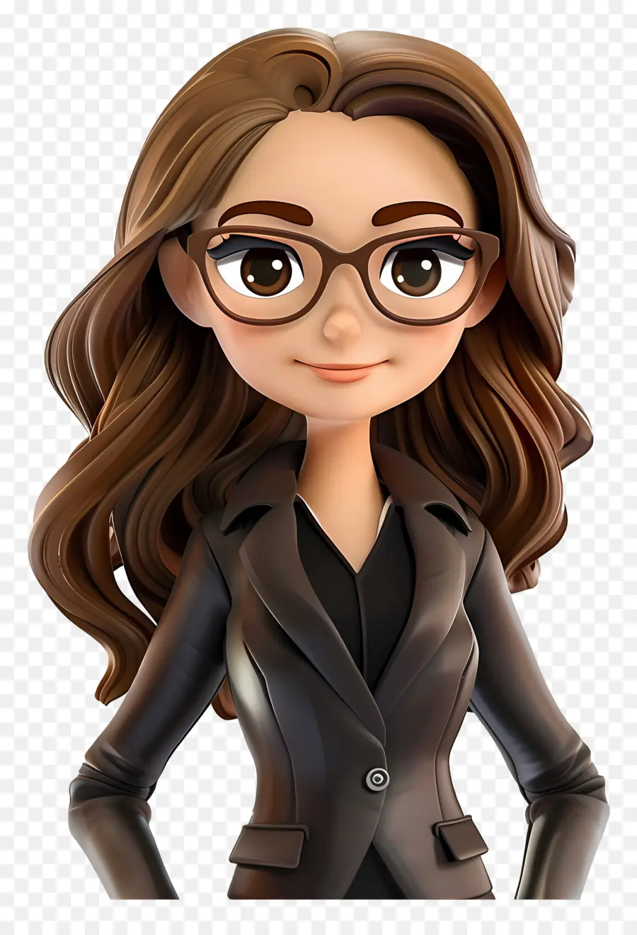 Avatar De Menina 3d，Empresária PNG