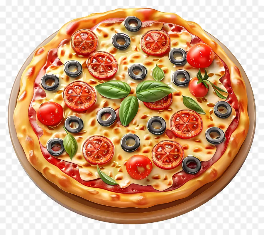 Pizza Grega，Pizza PNG