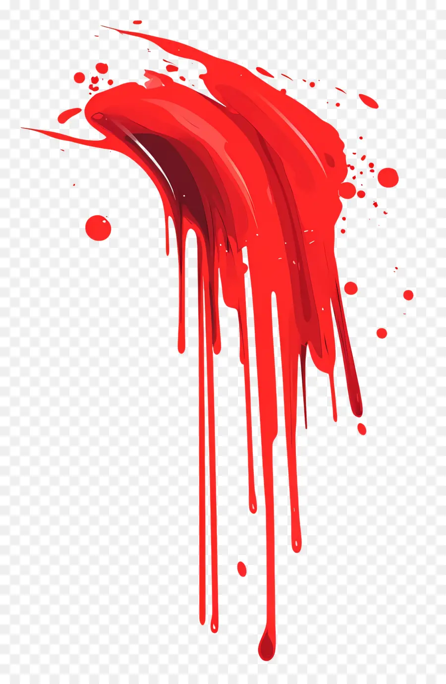 Mancha De Sangue，Gotejamento De Tinta Vermelha PNG