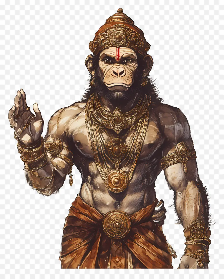 Hanuman，Macaco Guerreiro PNG