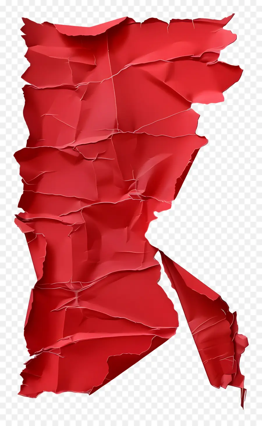 Papel Rasgado Vermelho，Papel Vermelho Rasgado PNG