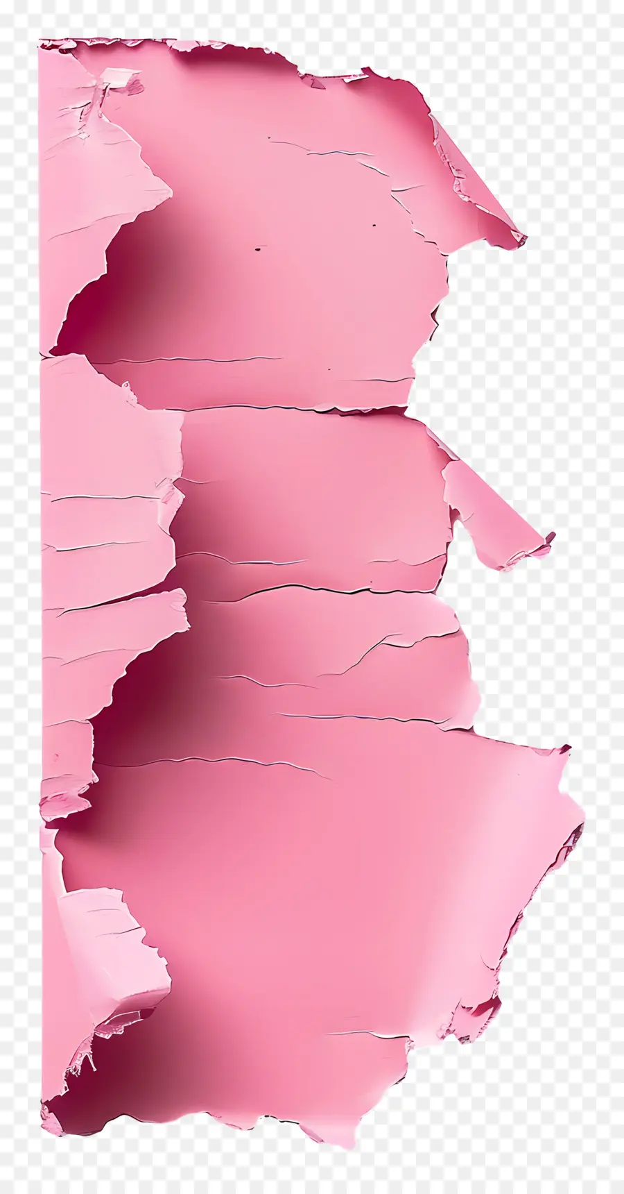 Papel Rasgado Rosa，Rasgado PNG