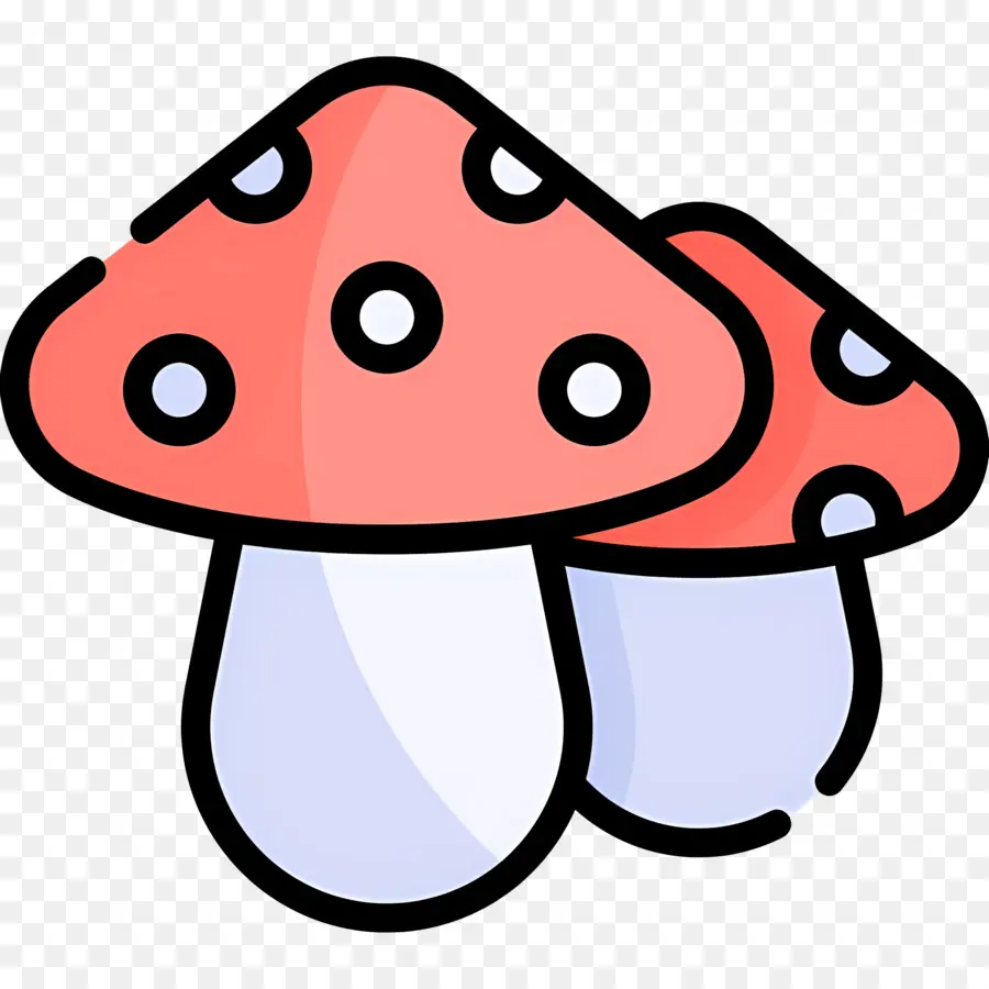 Cogumelo，Vermelho PNG