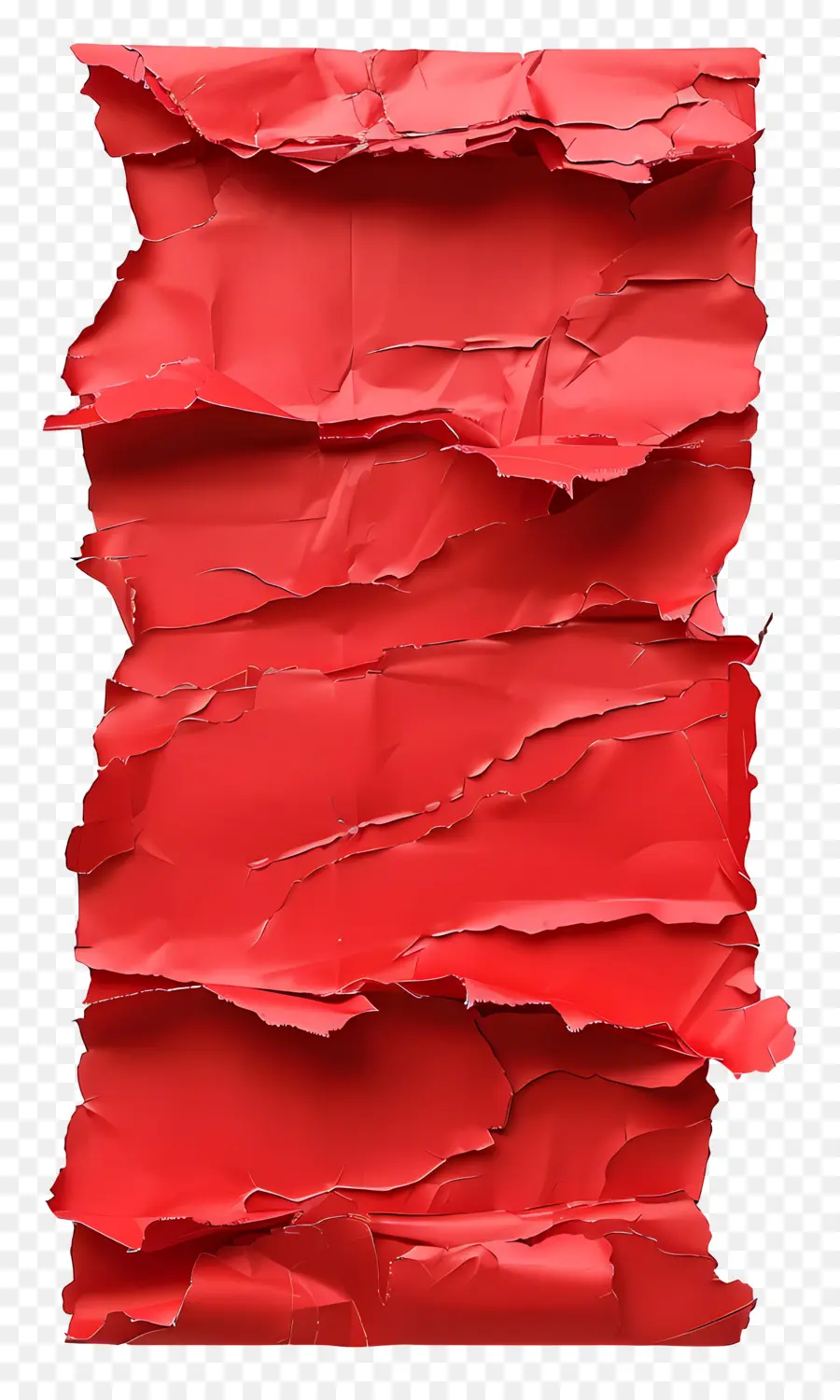 Papel Rasgado Vermelho，Rasgado PNG