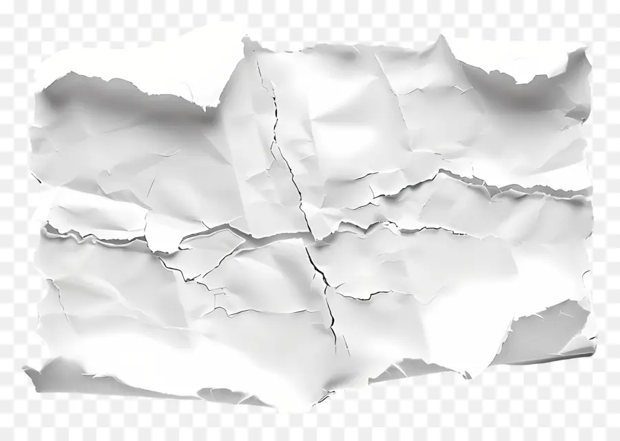 Papel Rasgado Branco，Papel Rasgado PNG