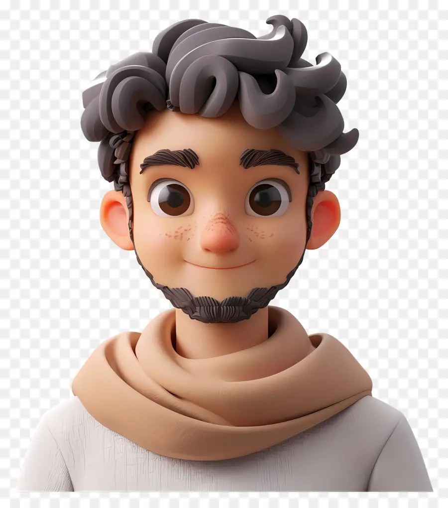 Avatar Masculino 3d，Personagem De Desenho Animado PNG