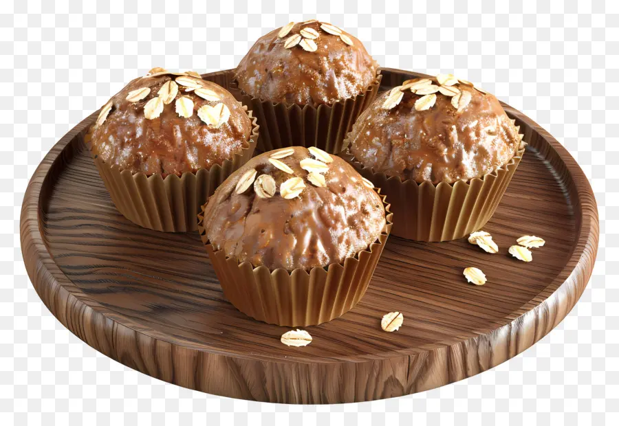 Muffins De Aveia，Muffins PNG