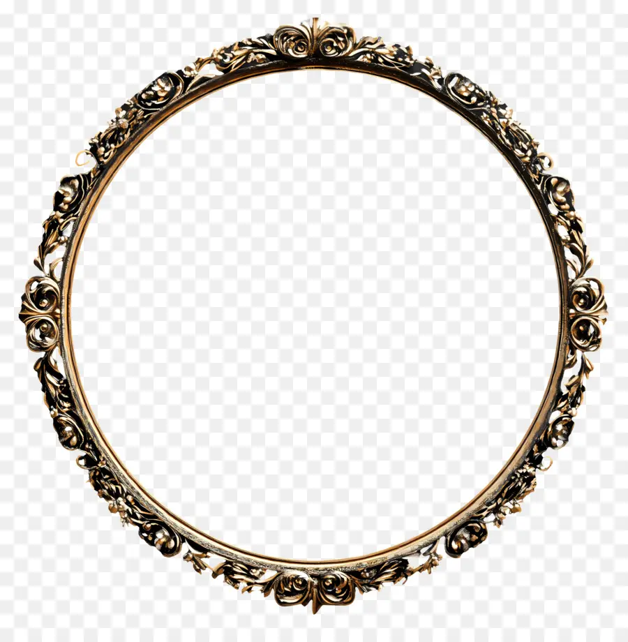 Moldura Círculo De Casamento，Moldura Circular Ornamentada PNG