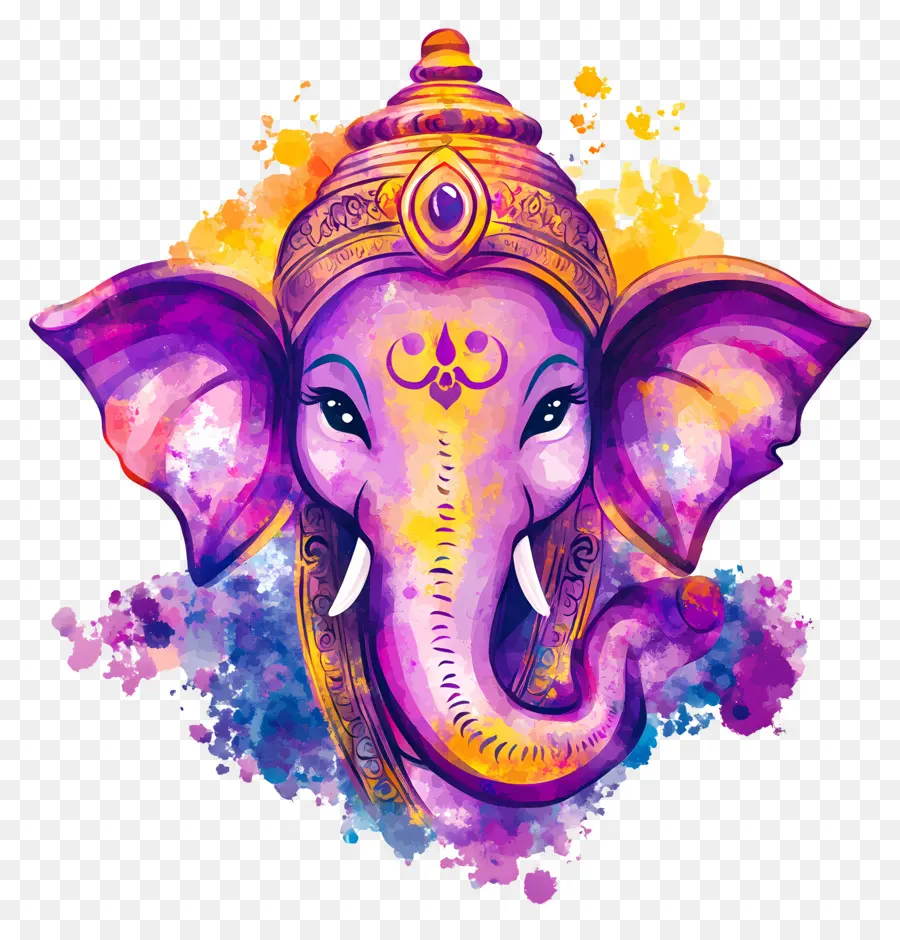 Ganesh Chaturthi，Cabeça De Elefante PNG