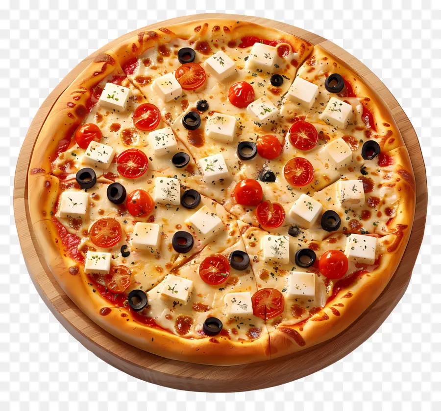 Pizza Grega，Pizza PNG