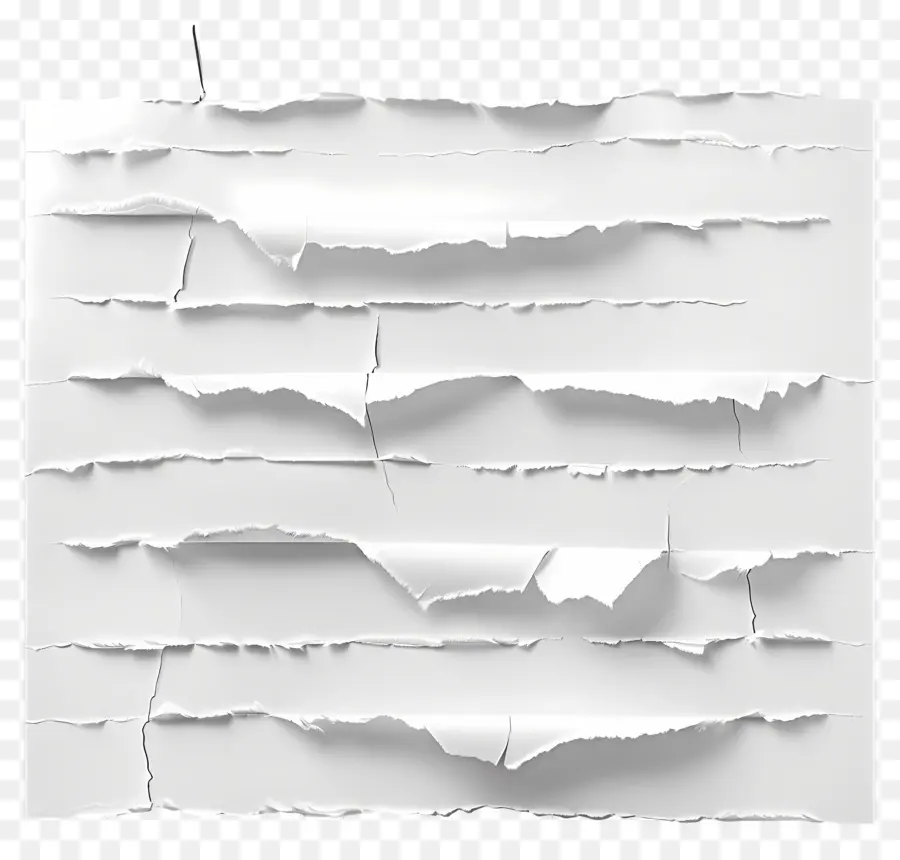 Papel Rasgado Branco，Papel Rasgado PNG