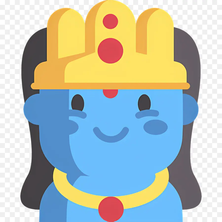 Krishna，Personagem Azul PNG