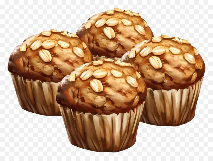 Muffins De Aveia，Muffins PNG