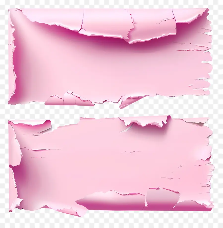 Papel Rasgado Rosa，Papel Rasgado PNG