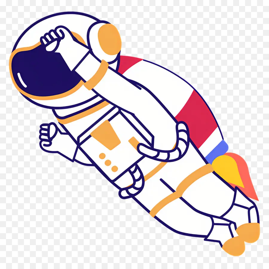 Astronauta，Astronauta Com Capa PNG