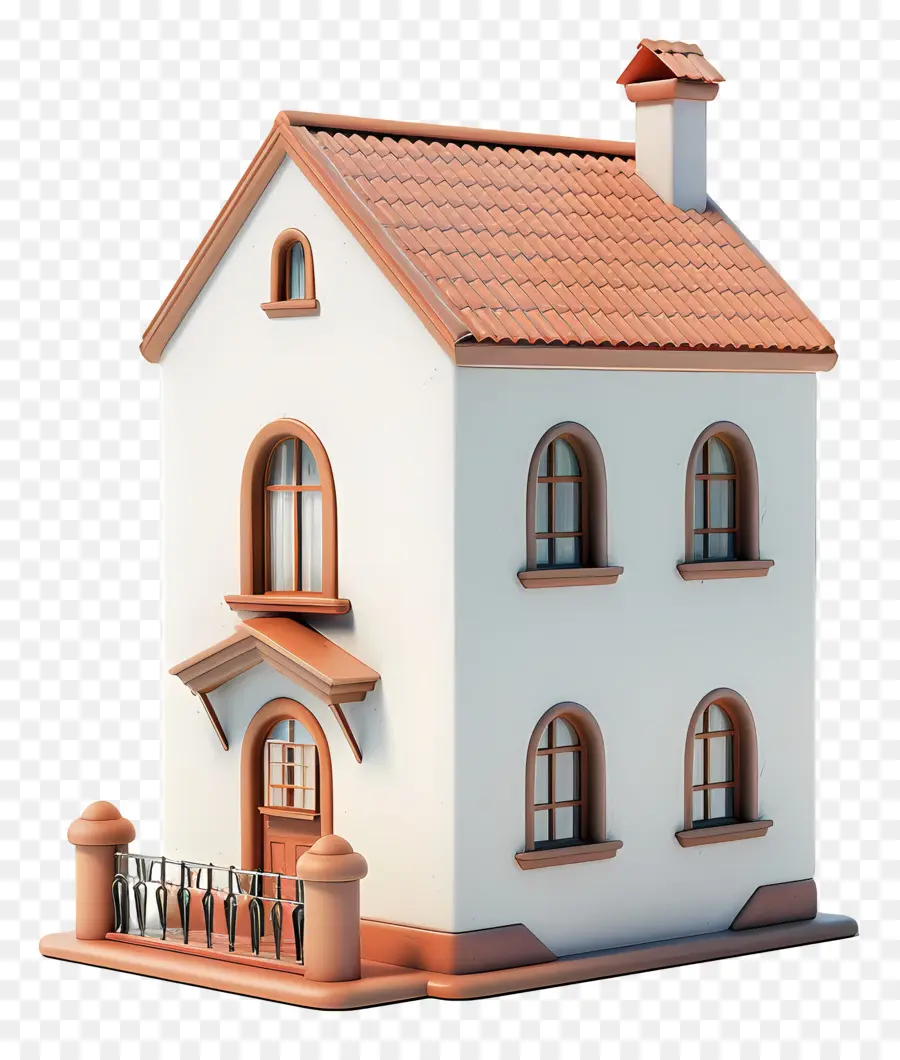 Casa Simples Modelo 3d，Casa PNG