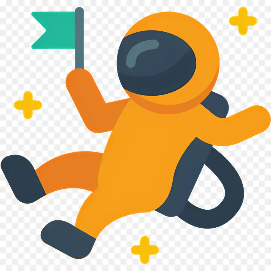 Astronauta，Bandeira PNG