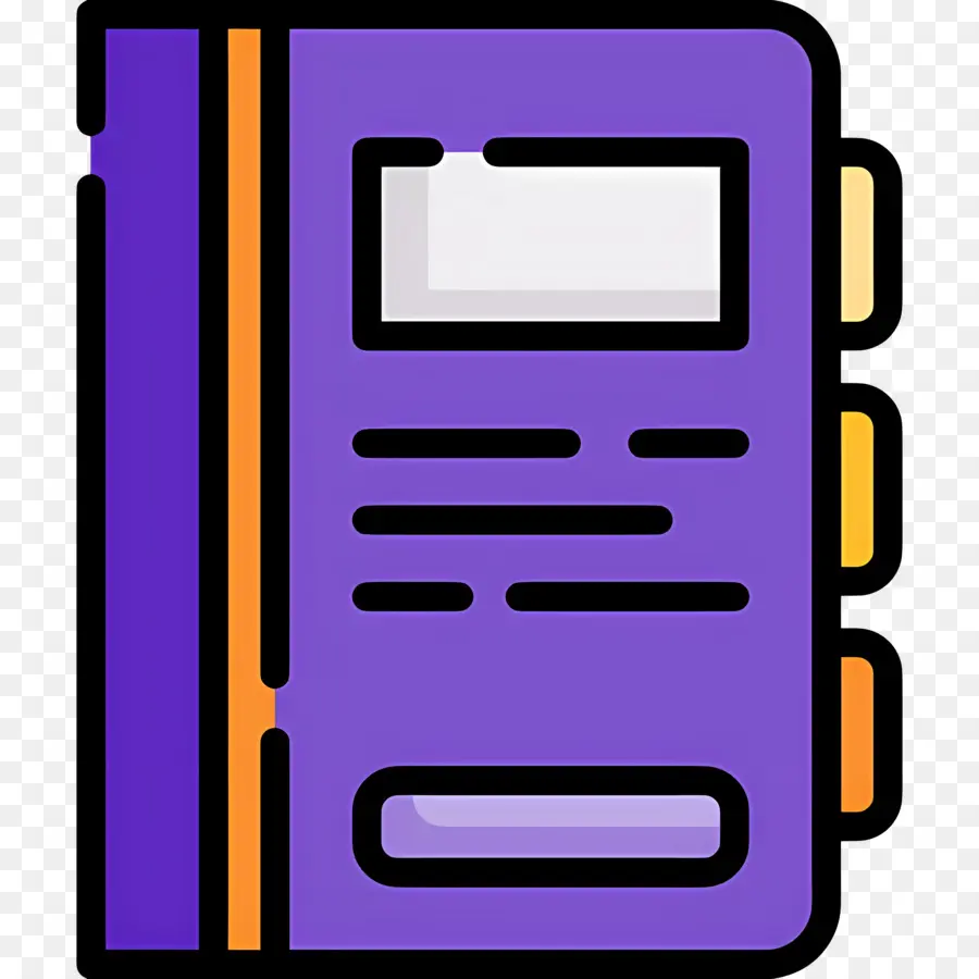 Caderno，Caderno Roxo PNG