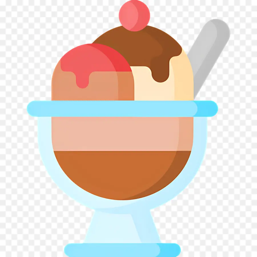 Sundae De Sorvete，Sorvete PNG