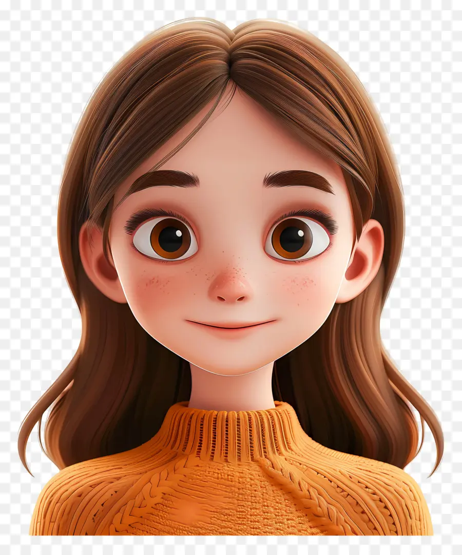 Avatar De Menina 3d，Garota PNG