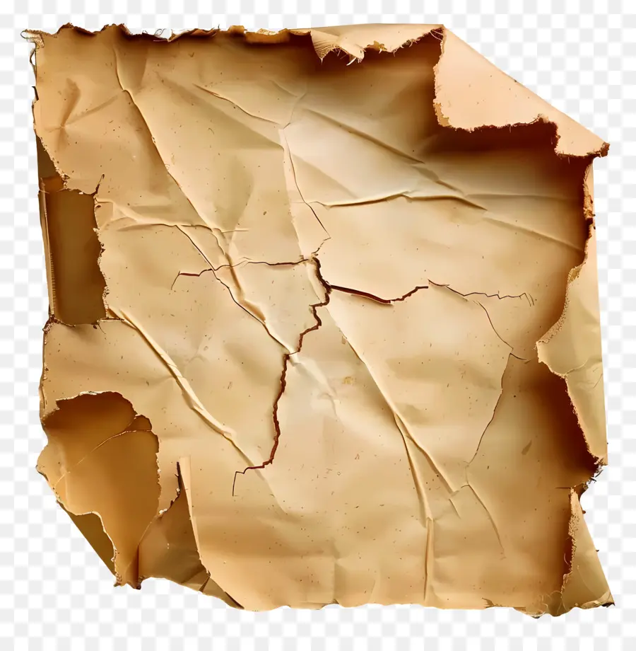 Papel Rasgado Velho，Papel Rasgado PNG