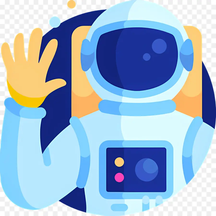 Astronauta，Astronauta Acenando PNG