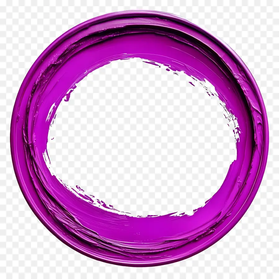 Moldura Círculo，Círculo Roxo PNG