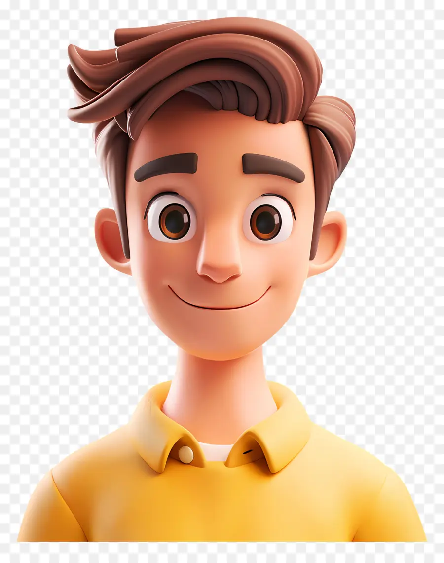 Avatar Masculino 3d，Menino Dos Desenhos Animados PNG