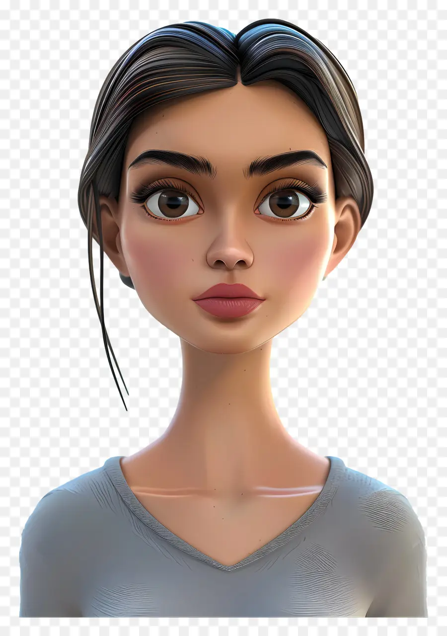 Avatar De Mulher 3d，Personagem PNG