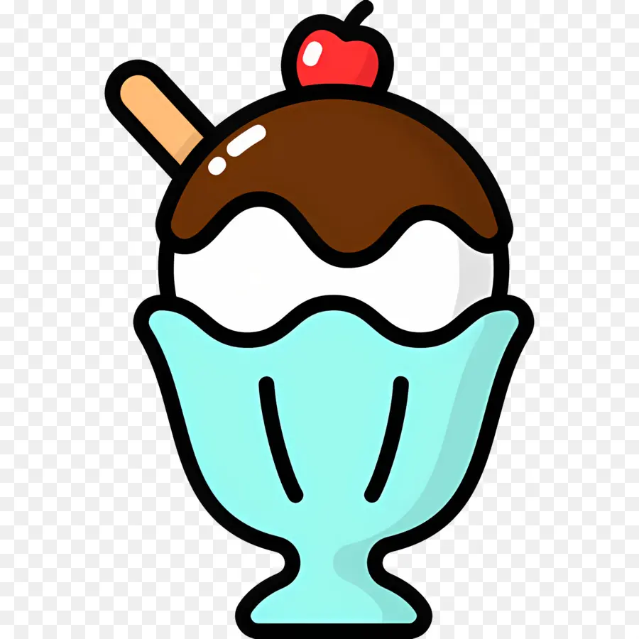 Sundae De Sorvete，Sundae De Sorvete De Chocolate PNG