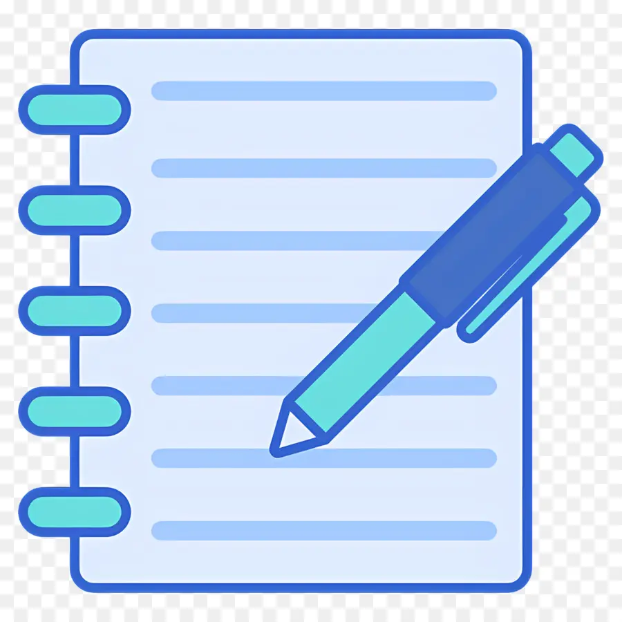 Caderno，Caderno E Caneta PNG