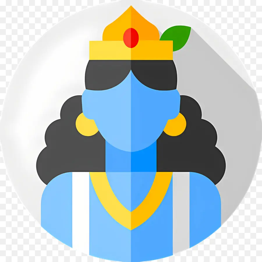 Krishna，Deusa Azul PNG