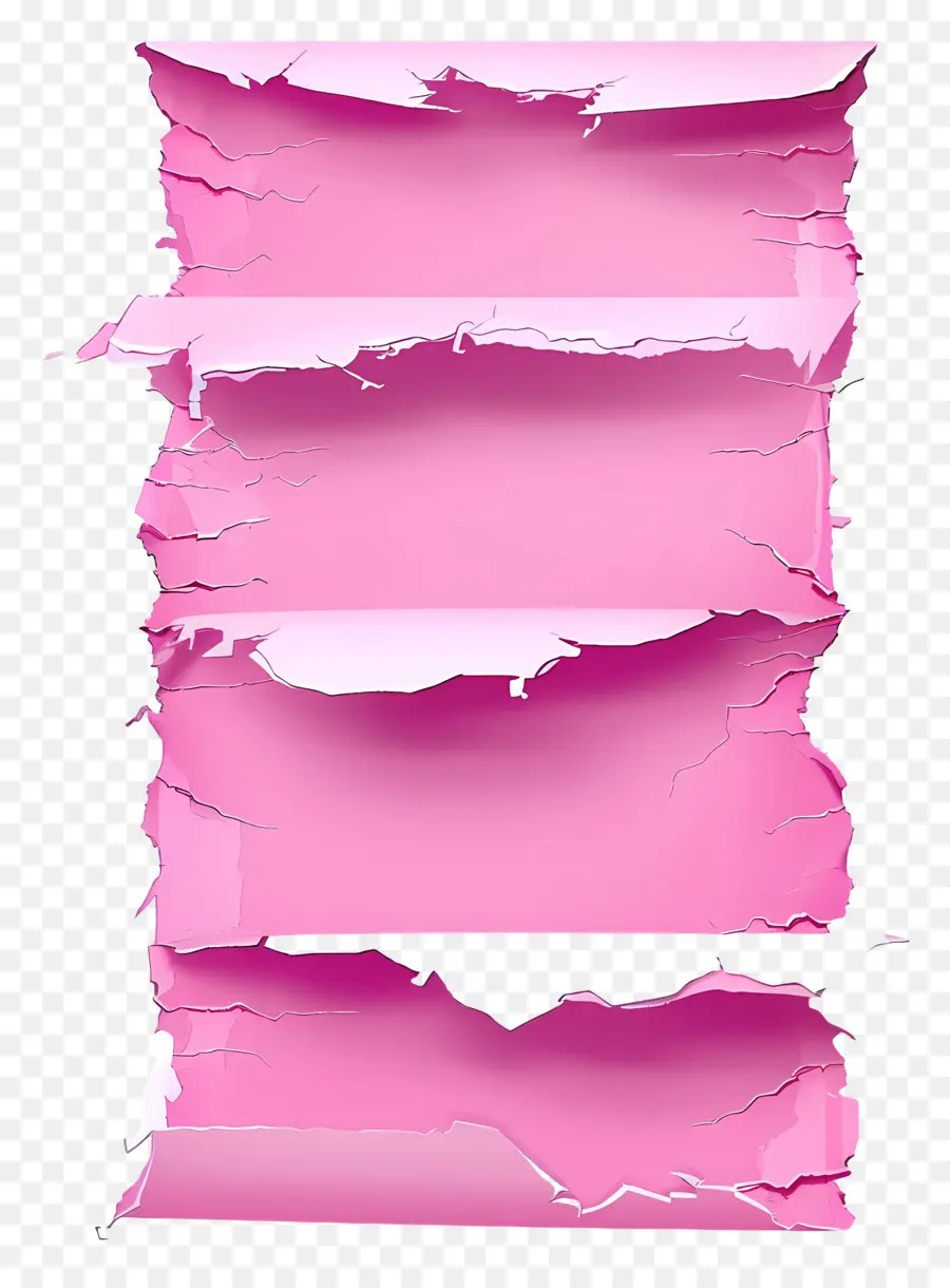 Papel Rasgado Rosa，Papel Rasgado PNG