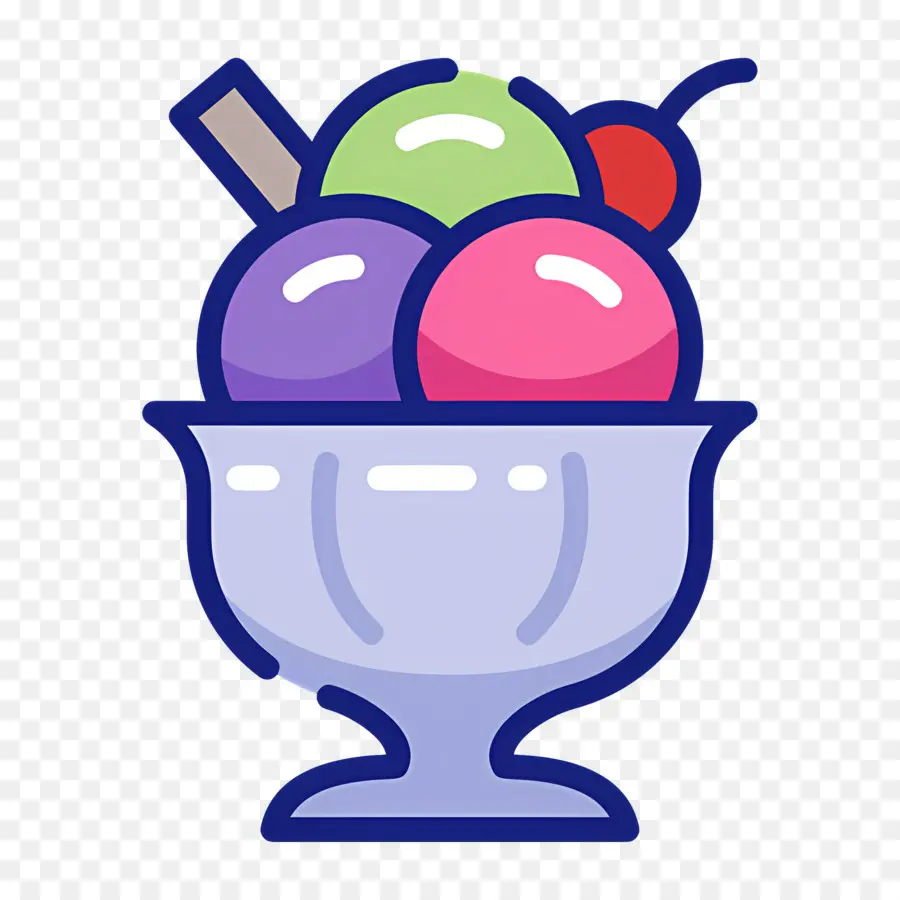 Sundae De Sorvete，Sorvete PNG