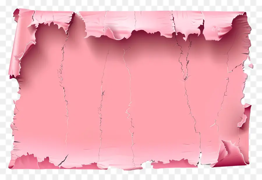 Papel Rasgado Rosa，Papel Rasgado PNG