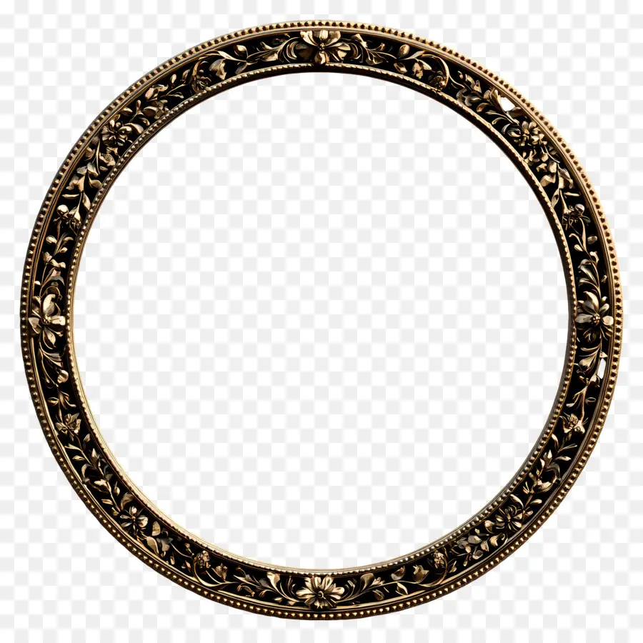 Moldura Círculo De Casamento，Moldura Circular Ornamentada PNG