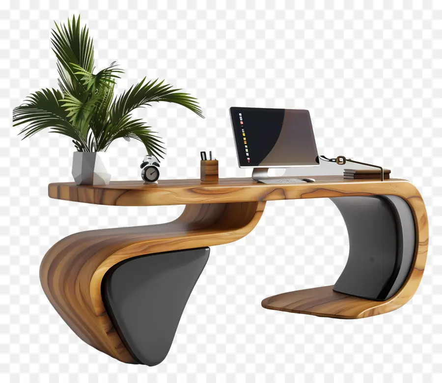 Mesa 3d，Mesa De Madeira Moderna PNG