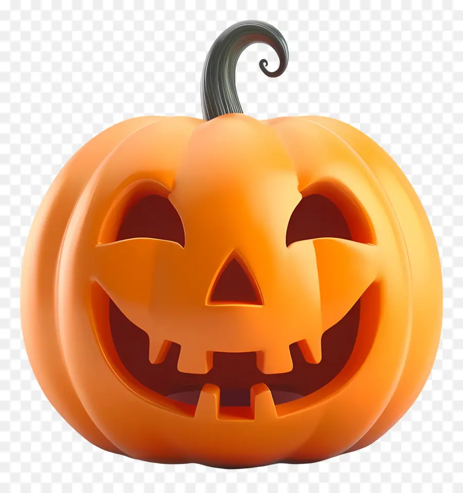 Abóbora De Halloween Animada，Jack O' Lantern PNG