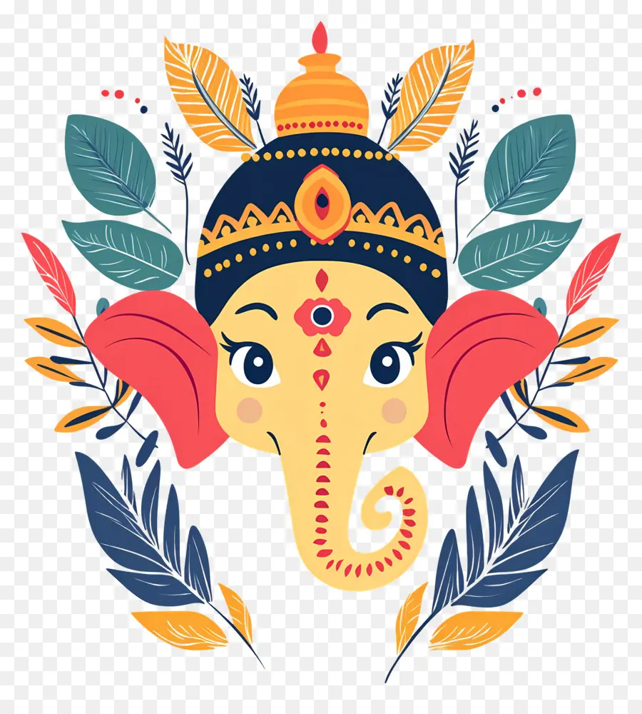 Ganesh Chaturthi，Cabeça De Elefante PNG